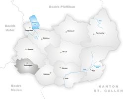 Karte Gemeinde Grüningen